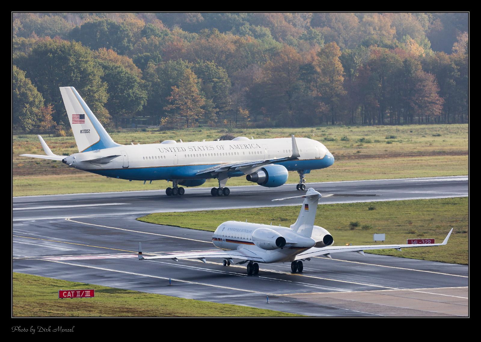 Boeing C-32A (757-200) & Bombardier BD-700 Global Express